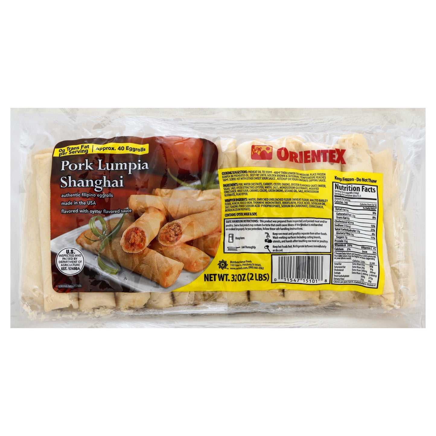 Orientex Lumpia Shanghai 32 oz
