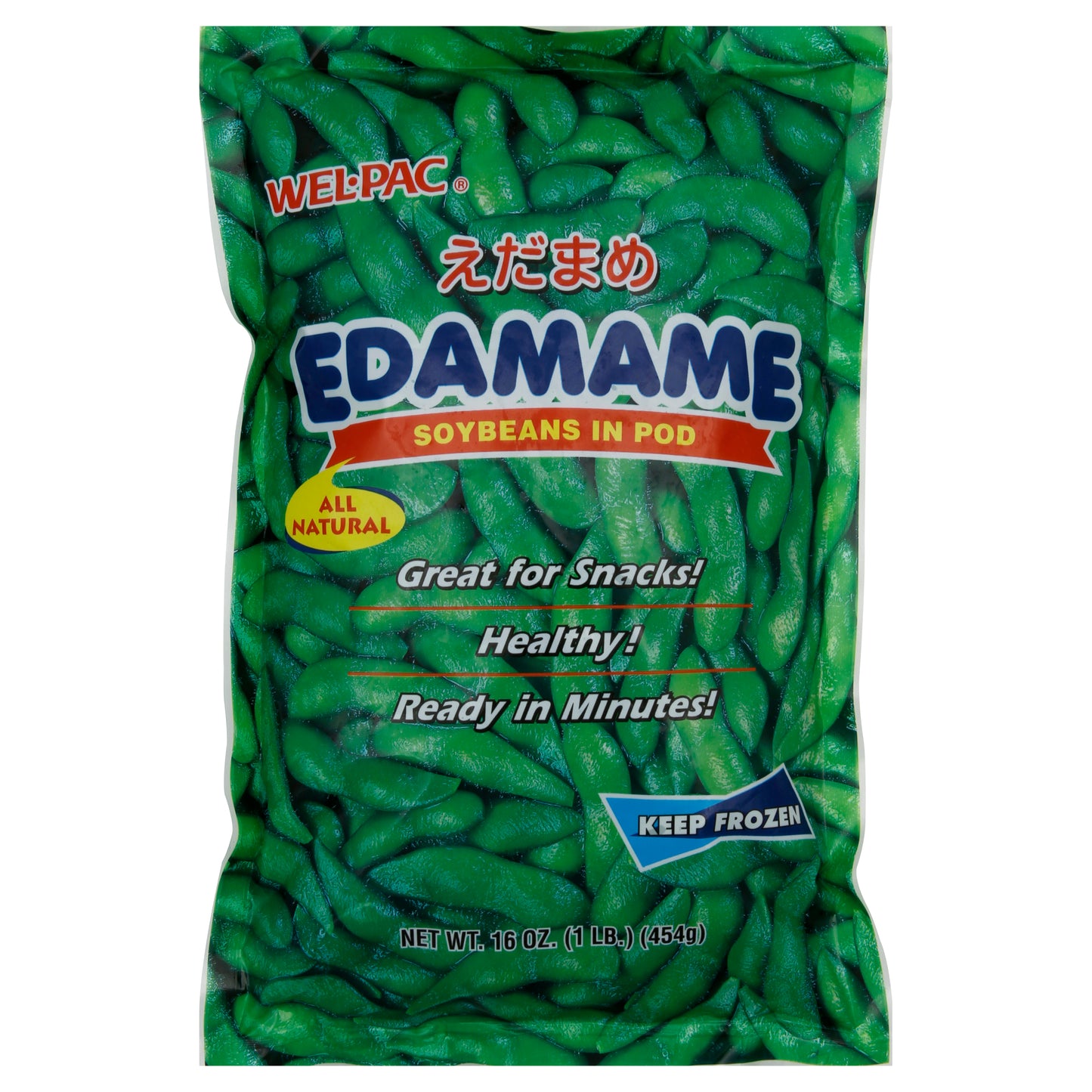 Wel-Pac Edamame 16 oz - Soybeans in Pod