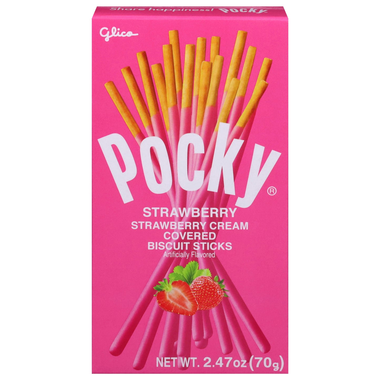 Pocky Strawberry Biscuit Sticks 2.47 oz