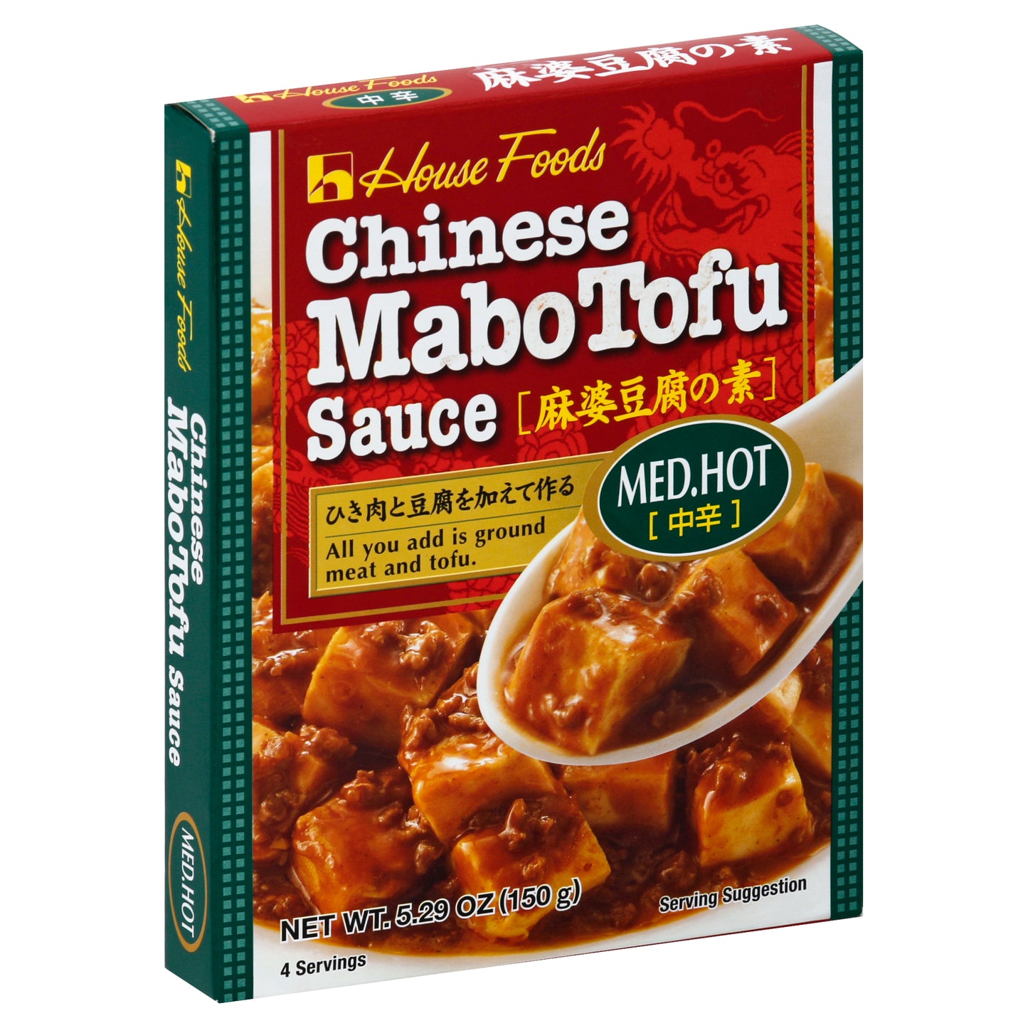 House Foods Sauce 5.29 oz - Medium Hot