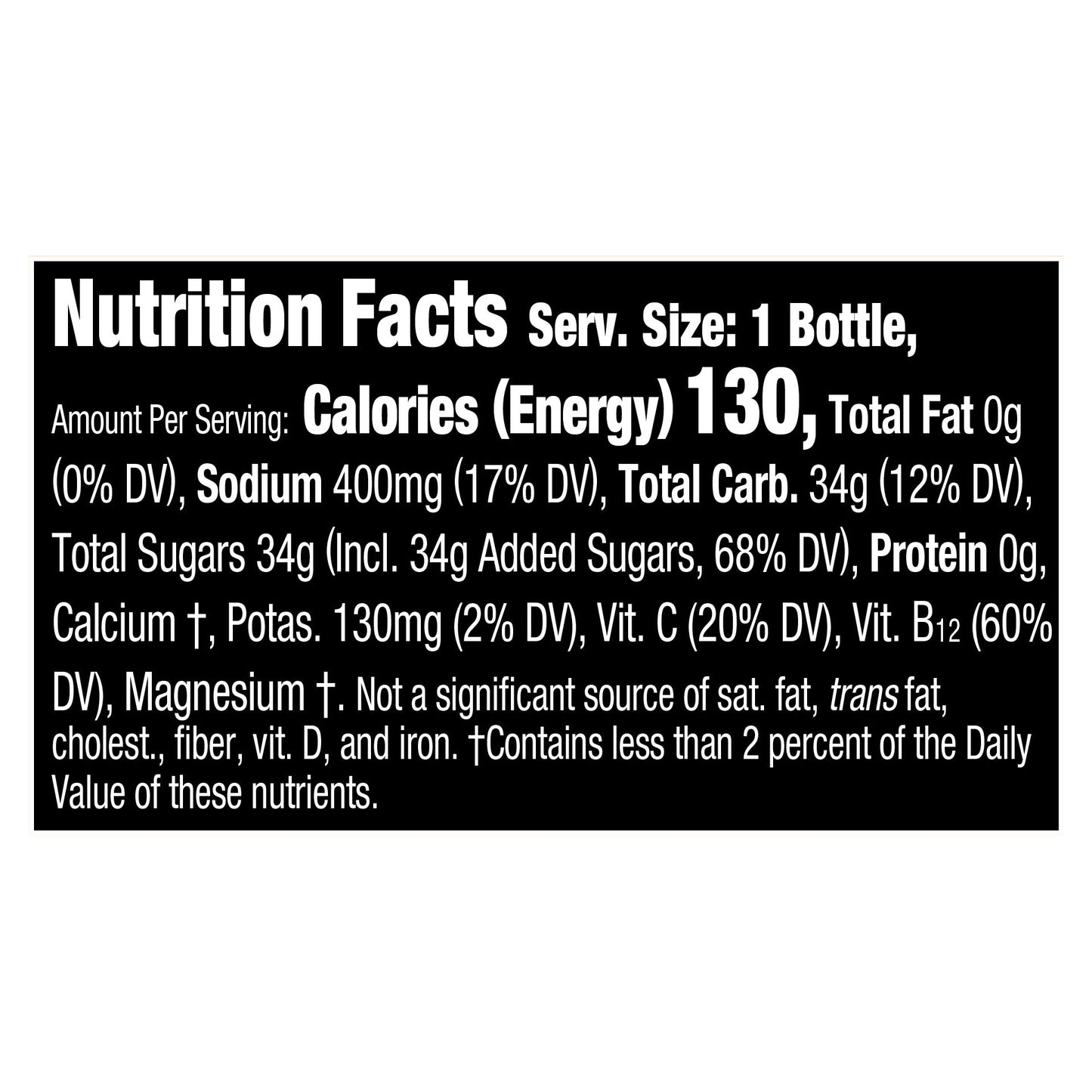 POWERADE Orange Sports Drink, 20 fl oz (Pack of 8)