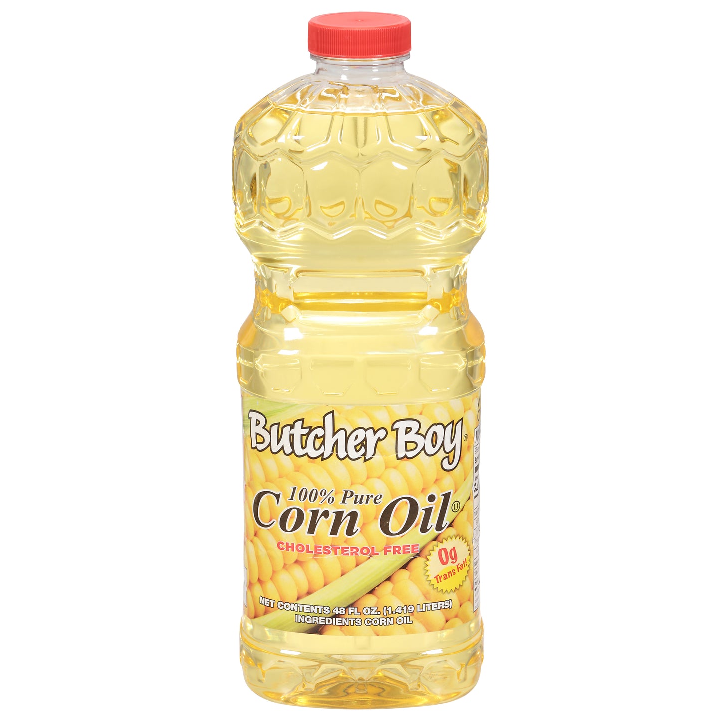 Butcher Boy Cholesterol Free 100% Pure Corn Oil 48 fl oz