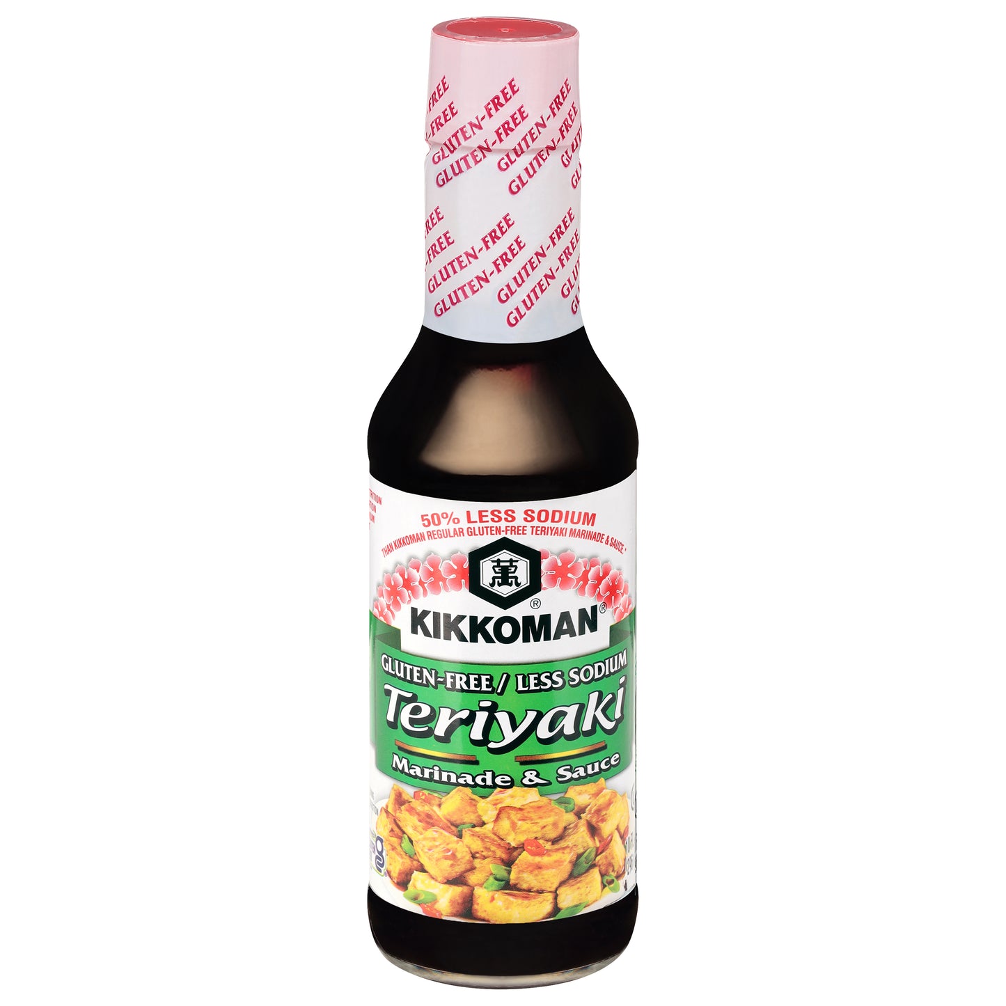 Kikkoman Gluten-Free Less Sodium Teriyaki Marinade & Sauce 10 fl oz