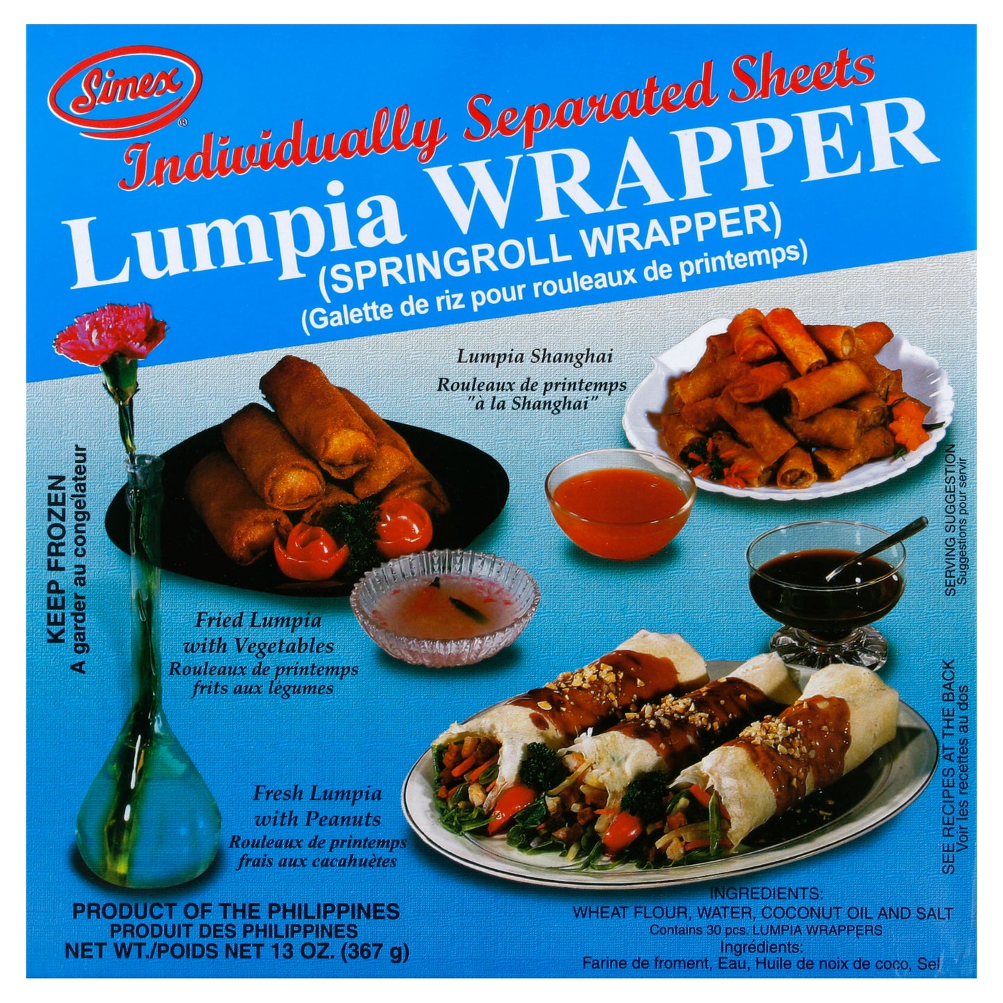 Simex Springroll Wrapper 30 ea