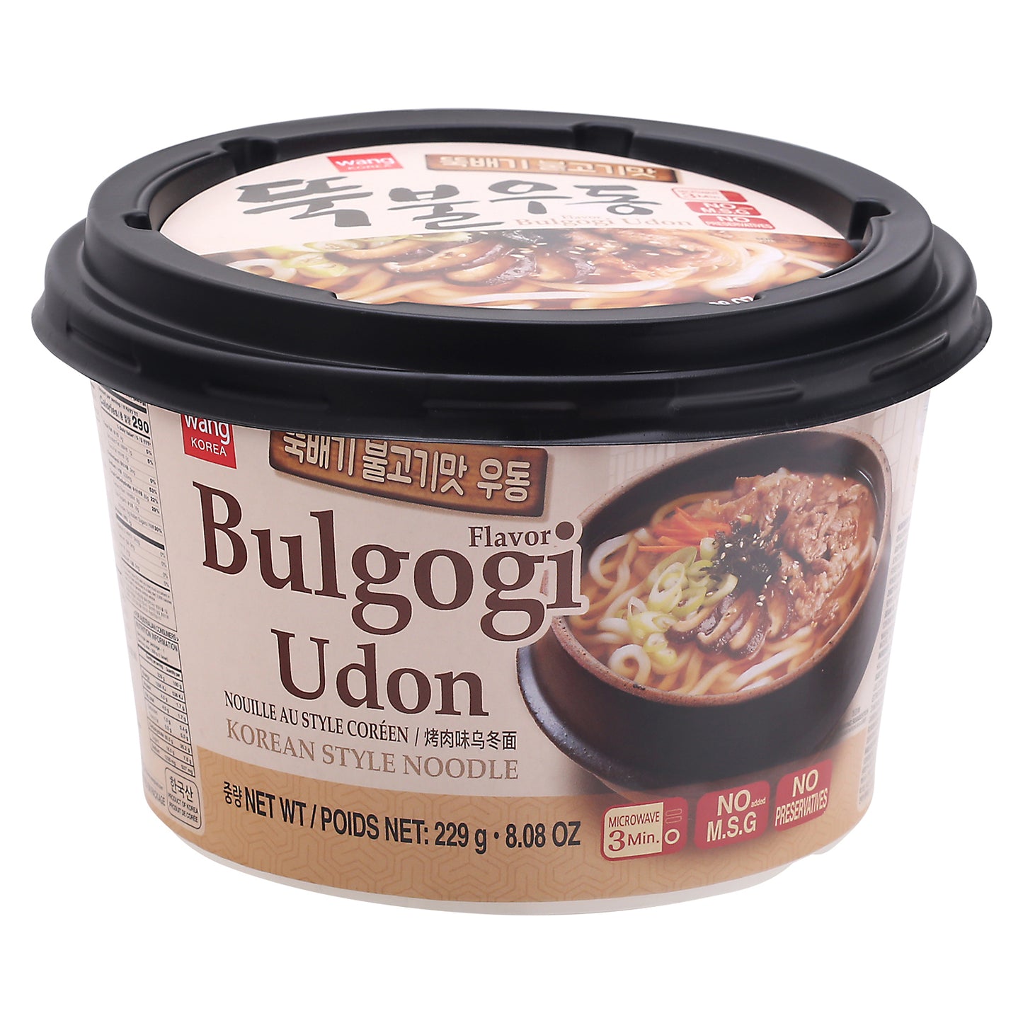 Wang Korea Bulgogi Flavor Udon 8.08 oz