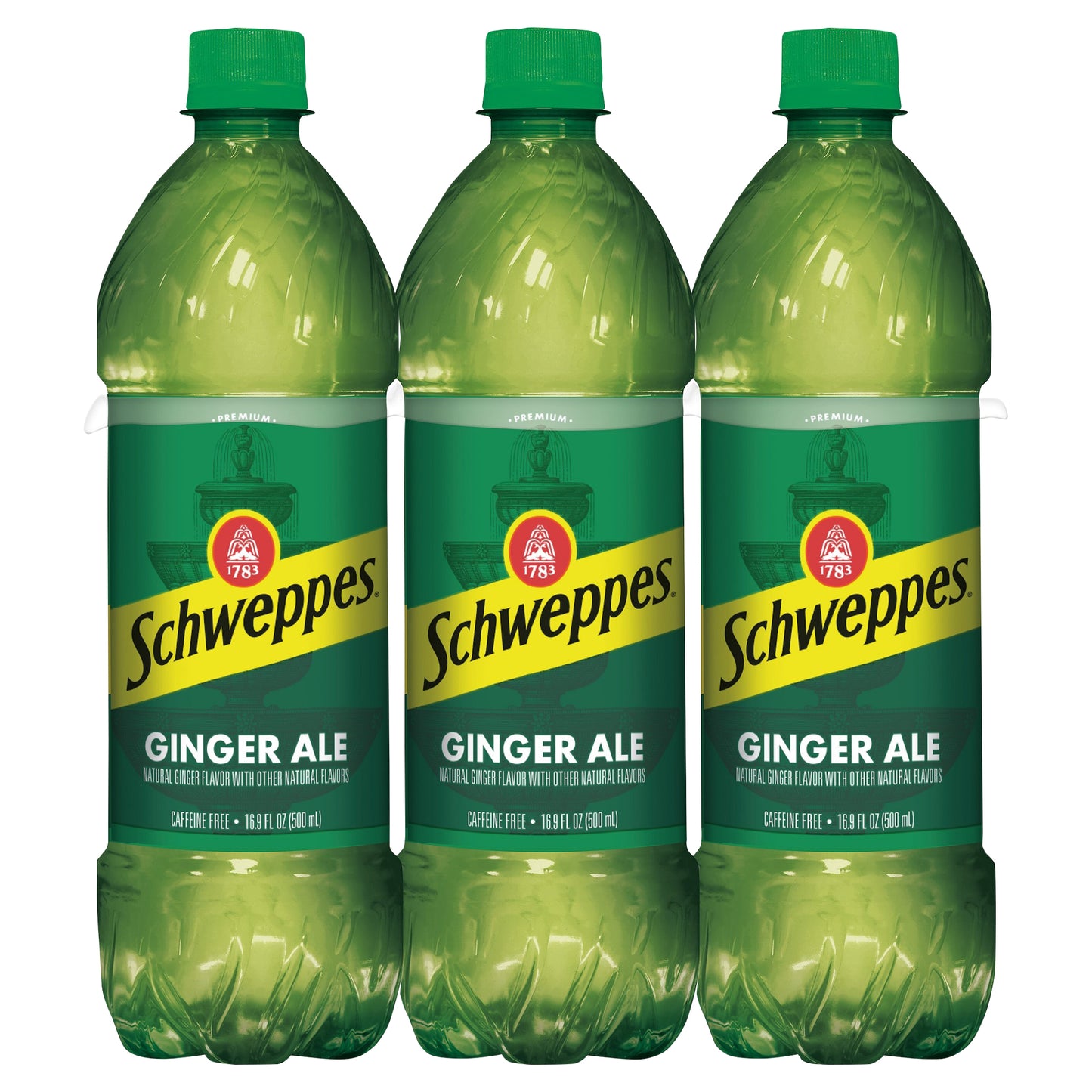 Schweppes Ginger Ale 6 - 16.9 fl oz Bottles