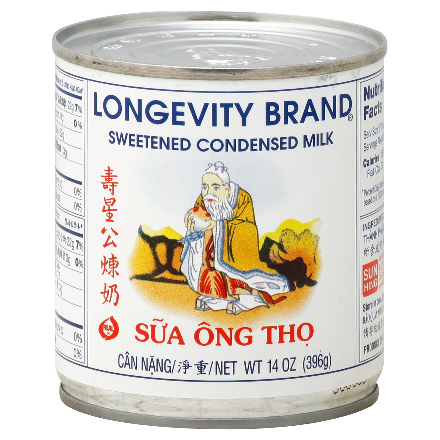 Longevity Condensed Milk 14 oz