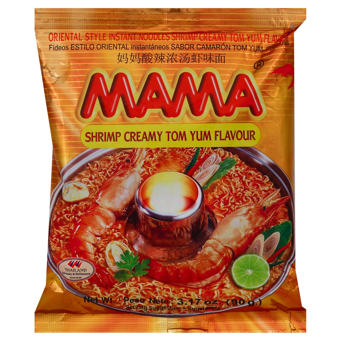 Mama Instant Noodles 3.17 oz - SHRIMP CREAMY TOM YUM FLAVOUR