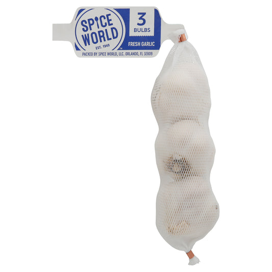 Spice World Fresh Garlic 3 ea