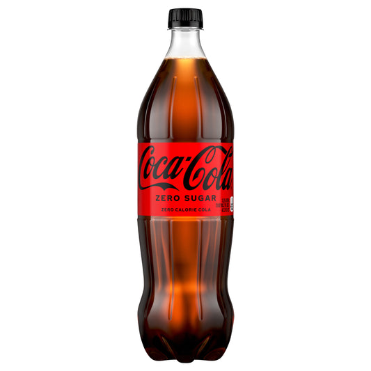 Coca-Cola Zero Sugar Bottle, 1.25 Liters