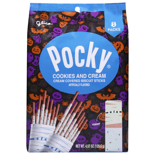 Pocky Cream Covered Cookies and Cream Biscuit Sticks 8 ea