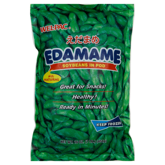 Wel-Pac Edamame 16 oz - Soybeans in Pod