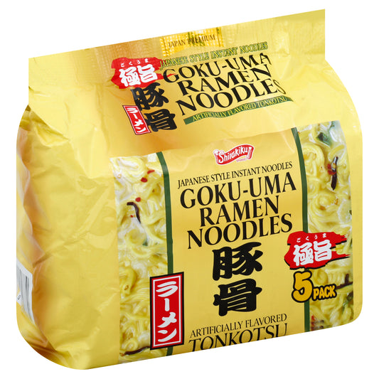 Shirakiku Goku-Uma Ramen Noodles 5 ea - Tonkotsu