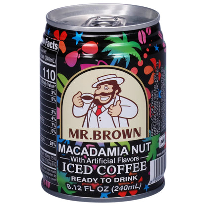 Mr. Brown Macadamia Nut Iced Coffee 8.12 fl oz