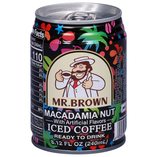 Mr. Brown Macadamia Nut Iced Coffee 8.12 fl oz