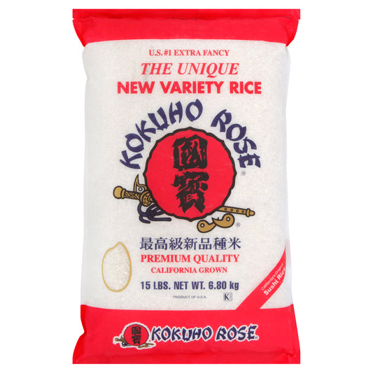 Kokuho Rose Rice 15 lb