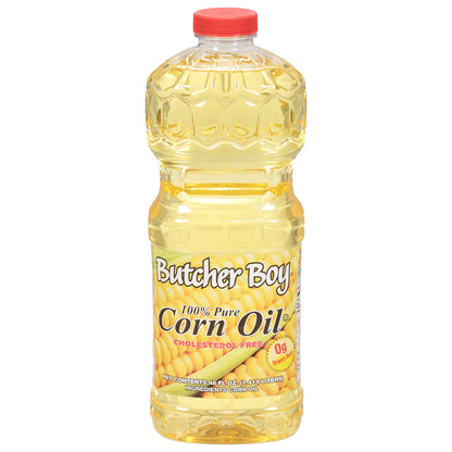 Butcher Boy Cholesterol Free 100% Pure Corn Oil 48 fl oz