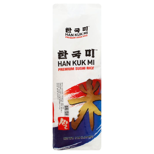 Han Kuk Mi Rice 5 lb - Sushi Rice