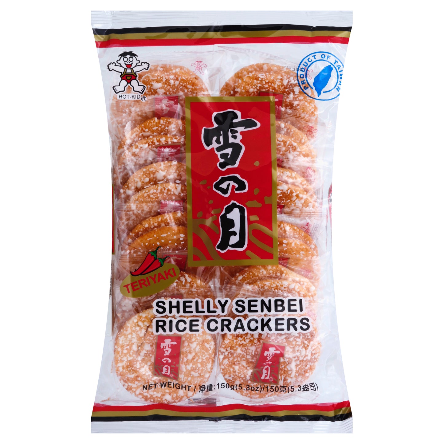 Hot-Kid Rice Crackers 150 g