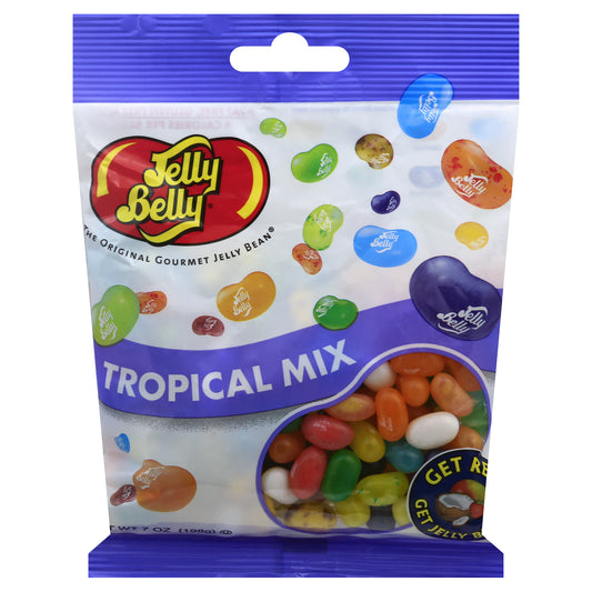 Jelly Belly Tropical Mix Jelly Beans, 7 oz Bag
