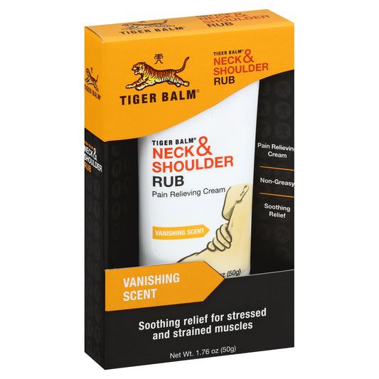 Tiger Balm Vanishing Scent Neck & Shoulder Rub 1.76 oz