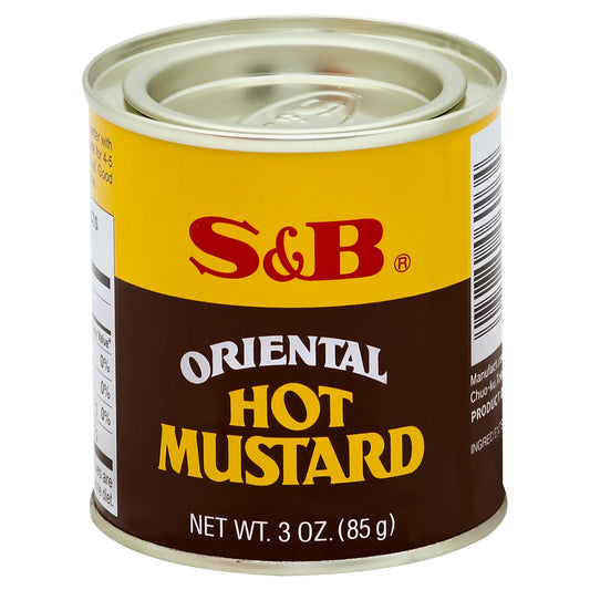 S&B Hot Mustard 3 oz