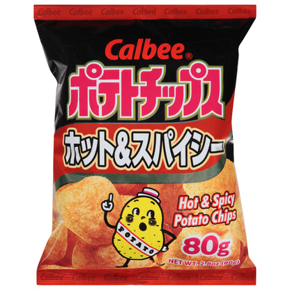 Calbee Hot & Spicy Potato Chips 2.8 oz