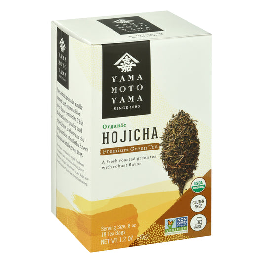 Yama Moto Yama Organic Tea Bags Premium Hojicha Green Tea 18 ea