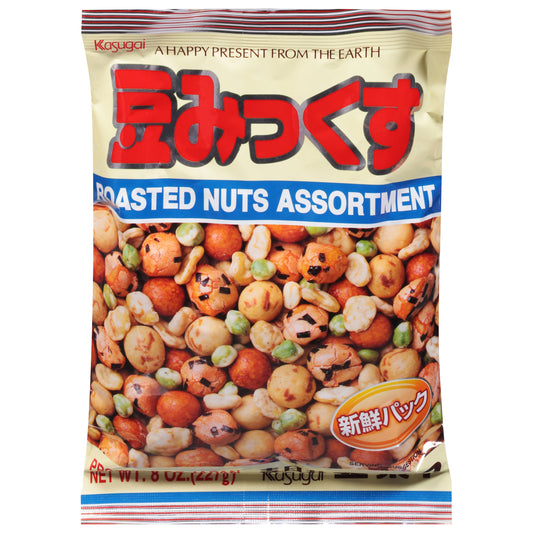 Kasugai Roasted Assortment Roasted Nuts 8 oz