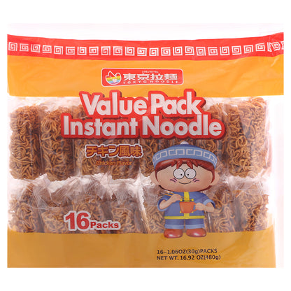 Tokyo Noodle Chicken Flavor Instant Noodle 16-1.06 oz Packs