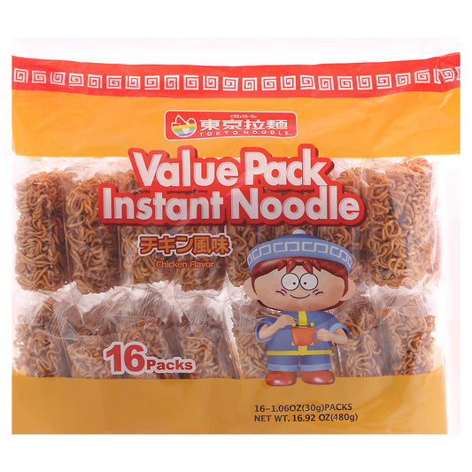 Tokyo Noodle Chicken Flavor Instant Noodle 16-1.06 oz Packs