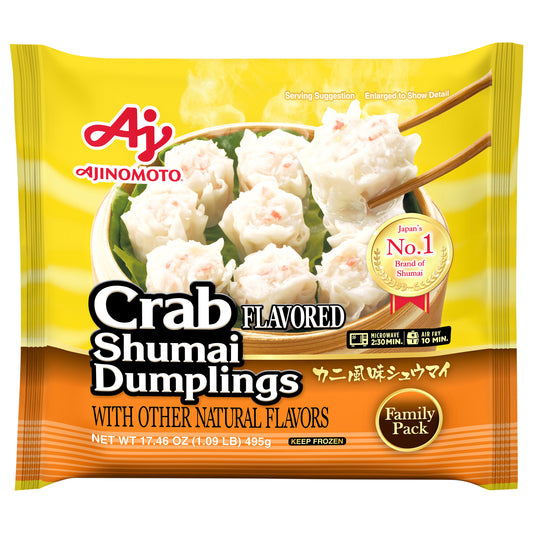Ajinomoto Crab Flavored Shumai Dumplings Family Pack 17.46 oz