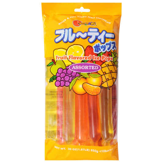 ChuyFru Assorted Fruit Flavored Ice Pops 10 ea
