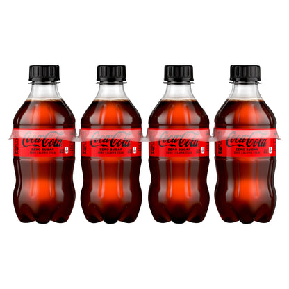 Coca-Cola Zero Sugar Bottles, 12 fl oz, 8 Pack