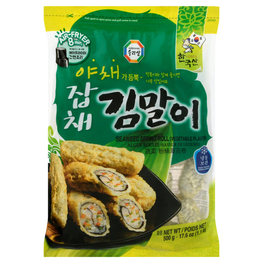 Surasang Vegetable Flavor Seaweed Spring Roll 17.6 oz