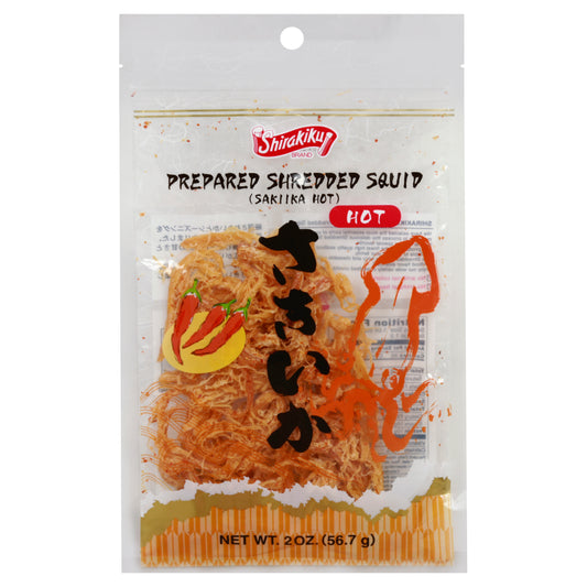 Shirakiku Prepared Squid 2 oz - Hot