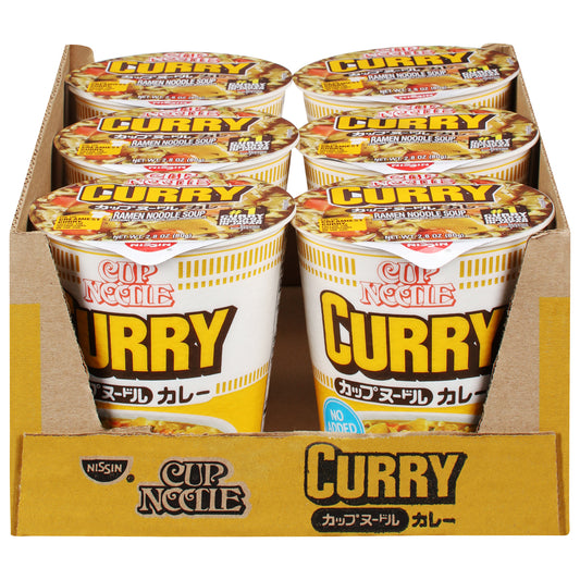 Nissin Cup Noodle Curry Noodles 8 - 2.82 oz Cups