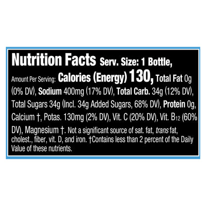 POWERADE Mountain Berry Blast Sports Drink, 20 fl oz (Pack of 8)